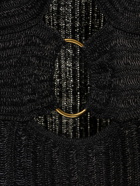 TOM FORD - Lurex Cotton & Wool Knit Mini Dress