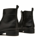Studio Nicholson Men's Square Leather Boot in Black