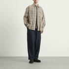 FrizmWORKS Men's Uneven Check Shirt in Yellow