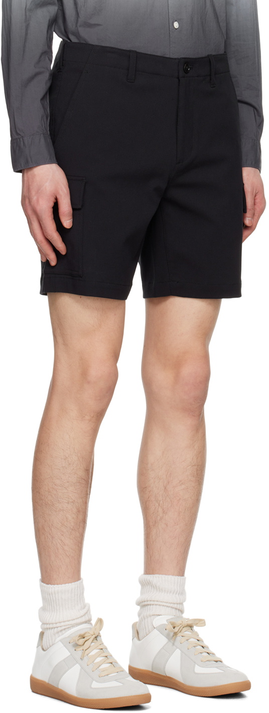 Theory Black Zaine Cargo Shorts Theory