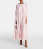 Self-Portrait Caped chiffon gown