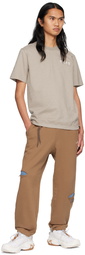 Li-Ning Beige Regular Fit T-Shirt