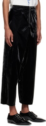 Maximilian Davis Black Spain Trousers