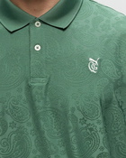 Puma Puma X Qgc Jacquard Paisley Polo Green - Mens - Polos