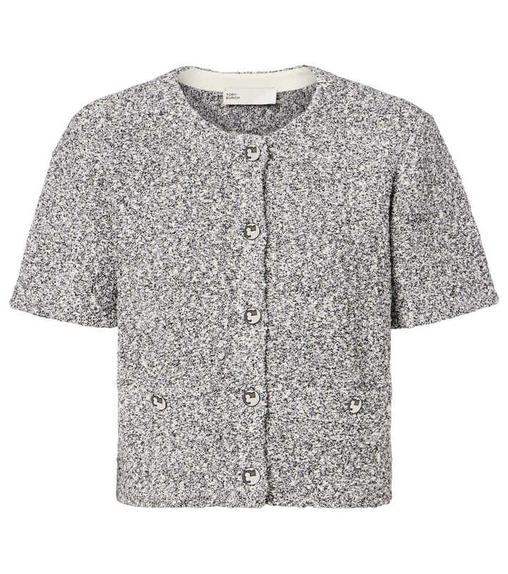 Photo: Tory Burch Cropped tweed top