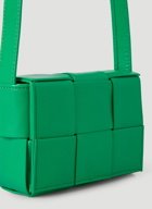 Bottega Veneta - Mini Cassette Crossbody Bag in Green