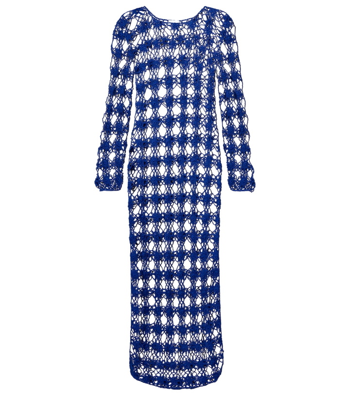 Photo: Anna Kosturova Crochet cotton maxi dress