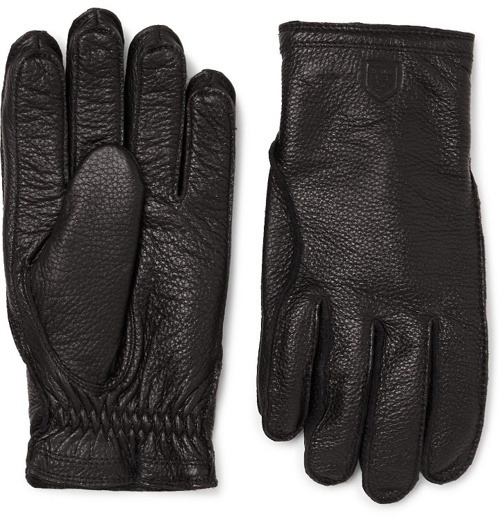 Photo: Hestra - Frode Wool-Lined Full-Grain Leather Gloves - Black