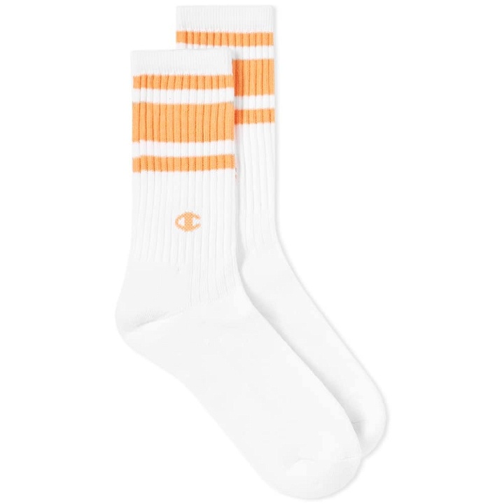 Photo: Champion Reverse Weave Ankle Sock Yellow