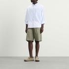 Bram's Fruit Men's Distressed Oxford Shirt in Light Blue