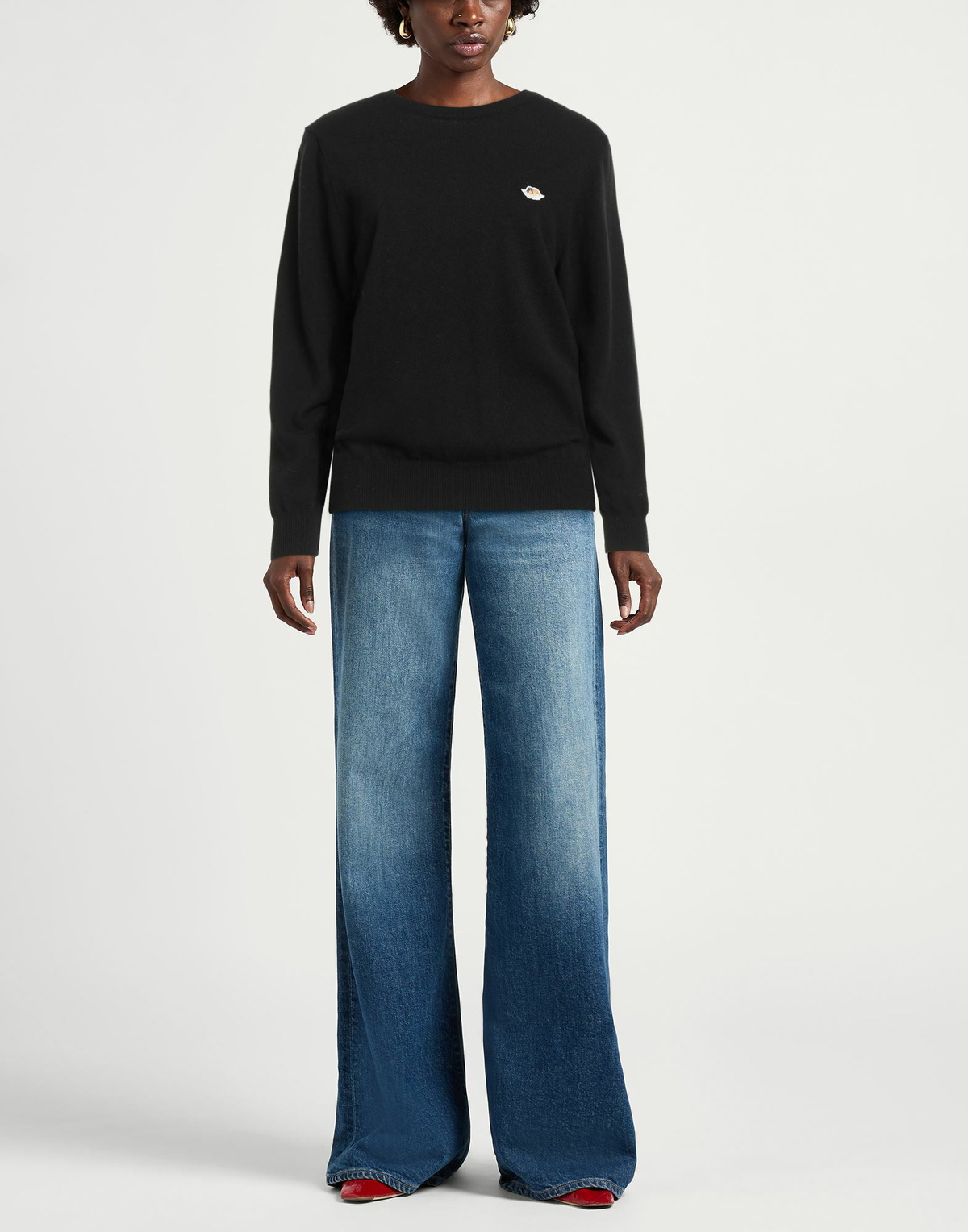 Fiorucci Womens Sweater in Black