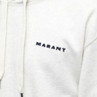 Isabel Marant Men's Marcello Logo Hoody in Ecru