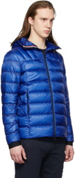 Moncler Blue Down Chiro Jacket