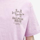 Manastash Men's CiTee Salmon T-Shirt in Pink