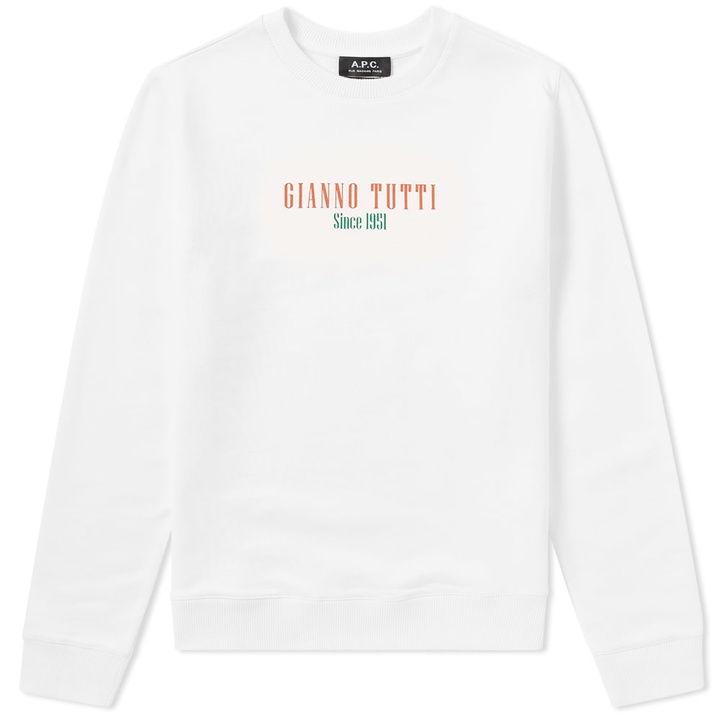 Photo: A.P.C. Gianno Tutti Crew Sweat