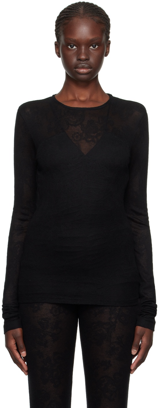 Photo: BITE Black Chalet Long Sleeve T-Shirt