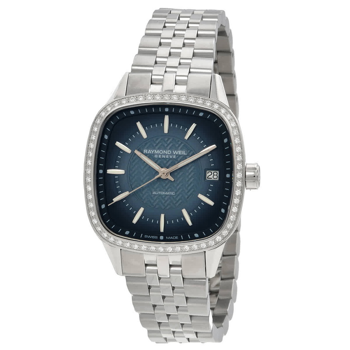 Photo: Raymond Weil Freelancer Automatic Diamond Ladies Watch 2490-STS-50051