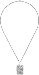 YOHJI YAMAMOTO Devil & Angel Plate Pendant Necklace