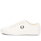 Fred Perry Authentic Men's Hughes Low Canvas Sneakers in Light Ecru