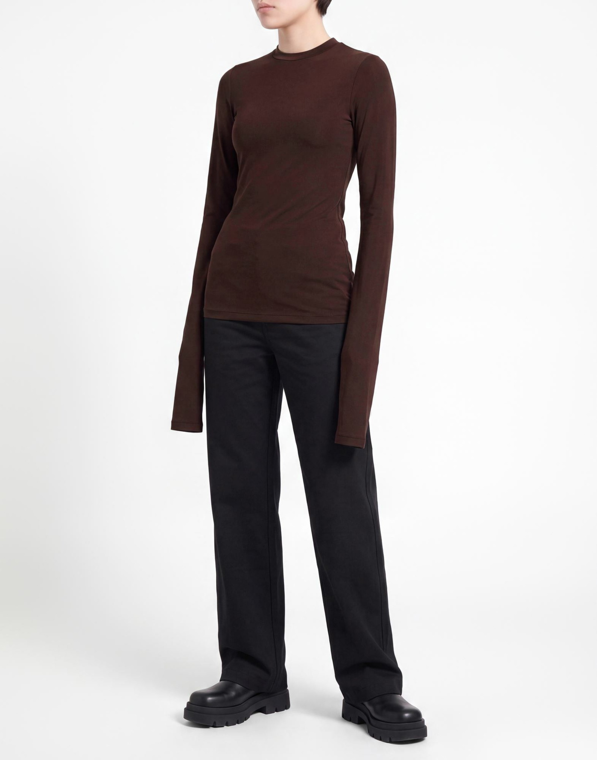 Darkpark Womens T-shirt in Brown