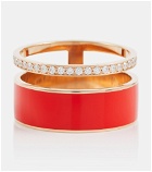 Repossi - Berbere Chromatic rose gold ring with diamonds