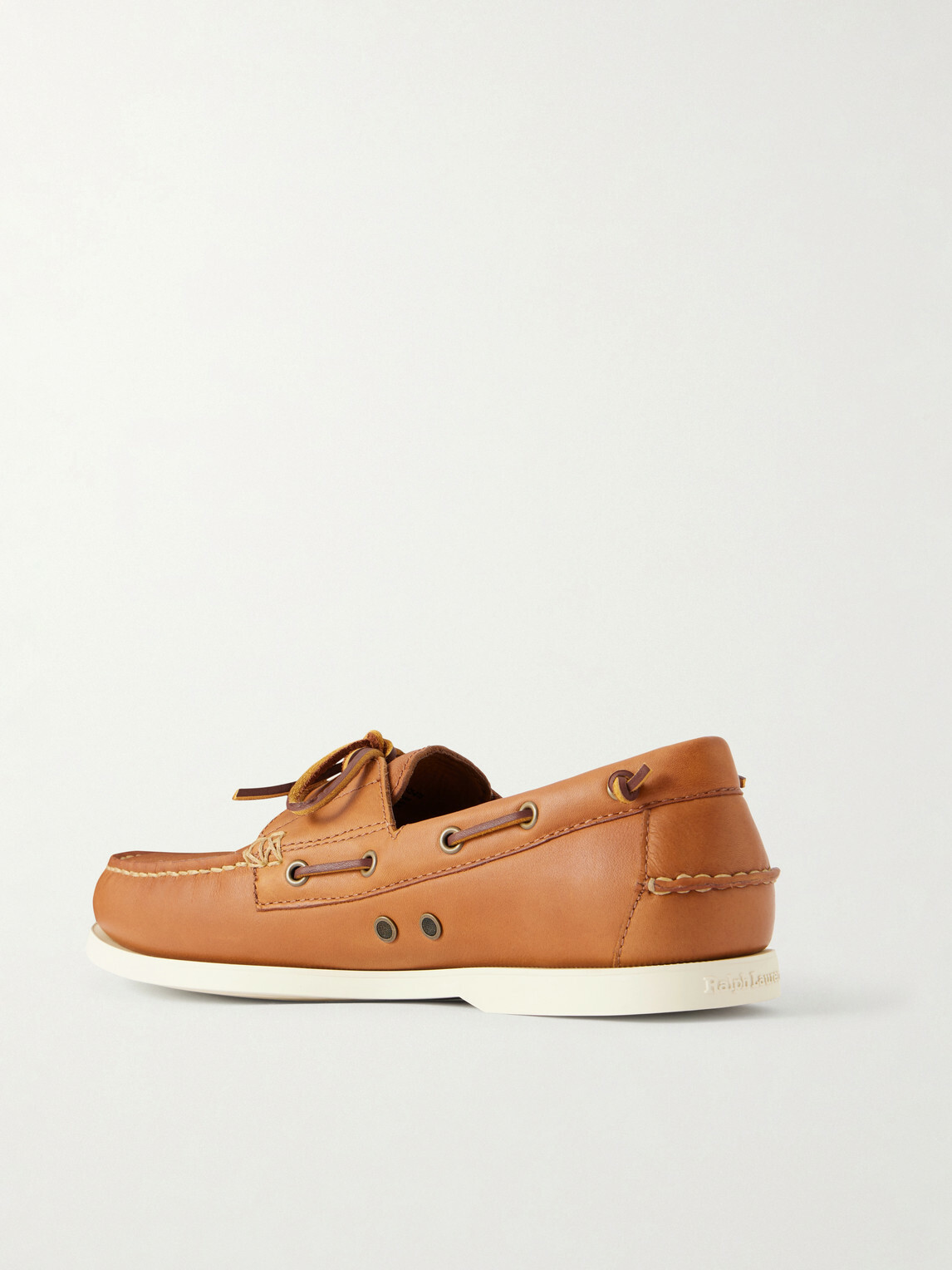 Polo Ralph Lauren - Merton Leather Boat Shoes - Brown