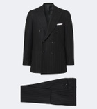Kiton Pinstriped wool and cashmere suit