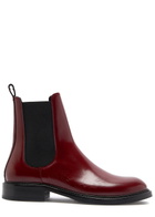 Alohas Lanz Leather Chelsea Boots Burgundy
