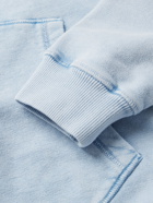 ORLEBAR BROWN - Vero Slim-Fit Washed Cotton-Jersey Hoodie - Blue