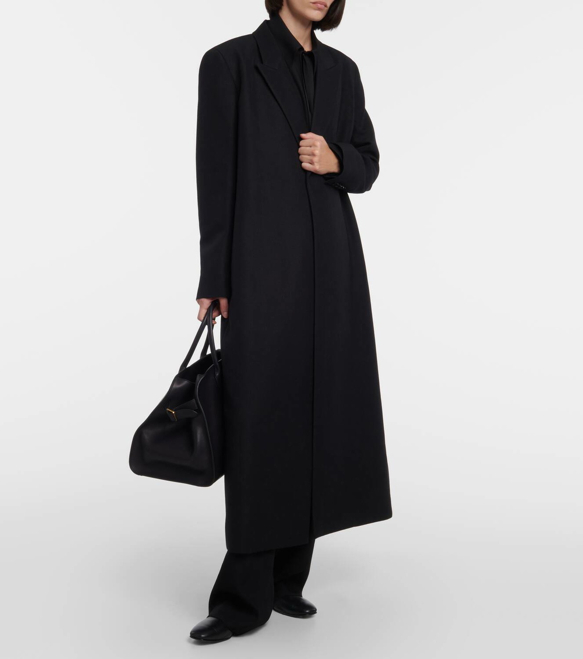 The Row Margaux 15 leather tote bag