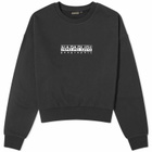 Napapijri Women's Box Cropped Sweat in Black