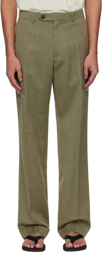 Photo: The Row Khaki Seth Trousers