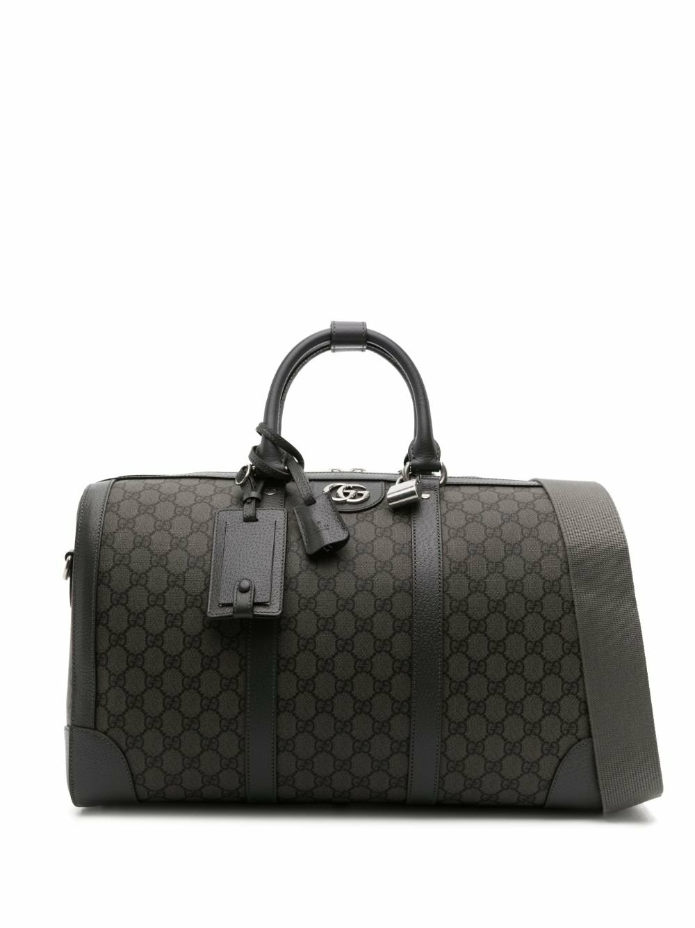 Gucci Grey Ophidia Small Leather Duffle Bag