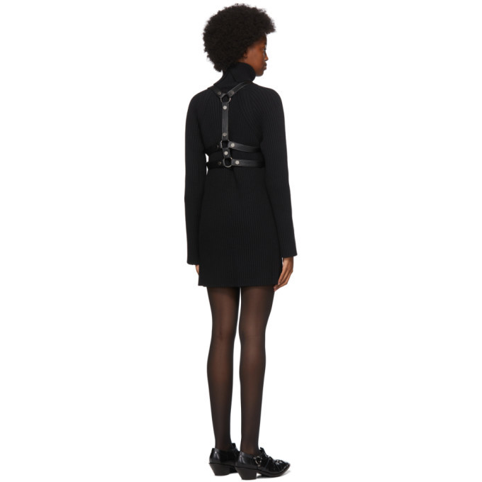 Junya Watanabe Black Harness Turtleneck Dress Junya Watanabe
