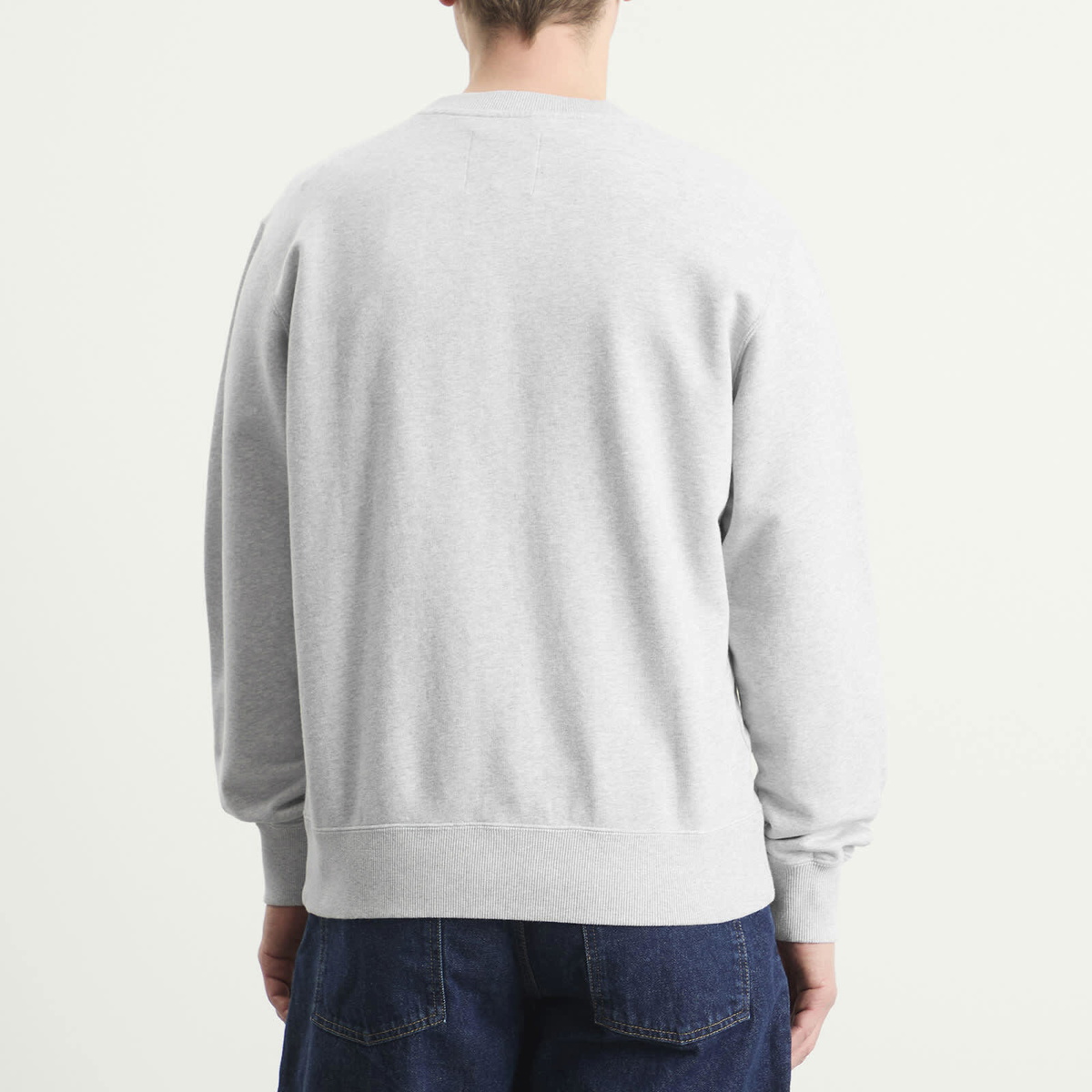 Edwin Men's Sunset On Fuji San Sweat in Grey Marl