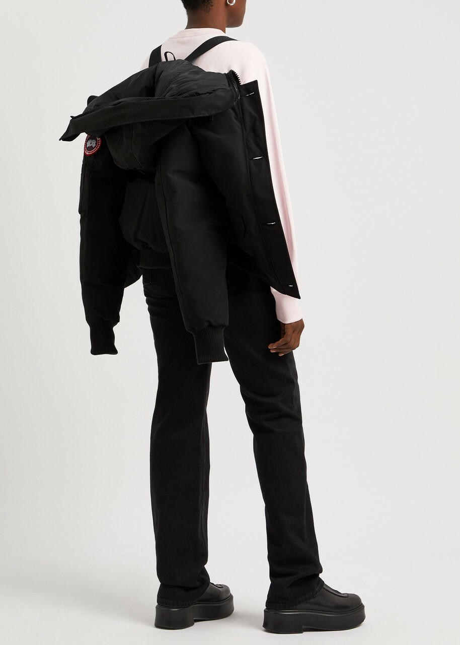 Canada Goose Chilliwack Hooded Shell Bomber Jacket Black Canada Goose