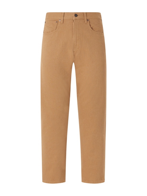 Photo: Beams Plus - Straight-Leg Piqué Cotton Trousers - Brown