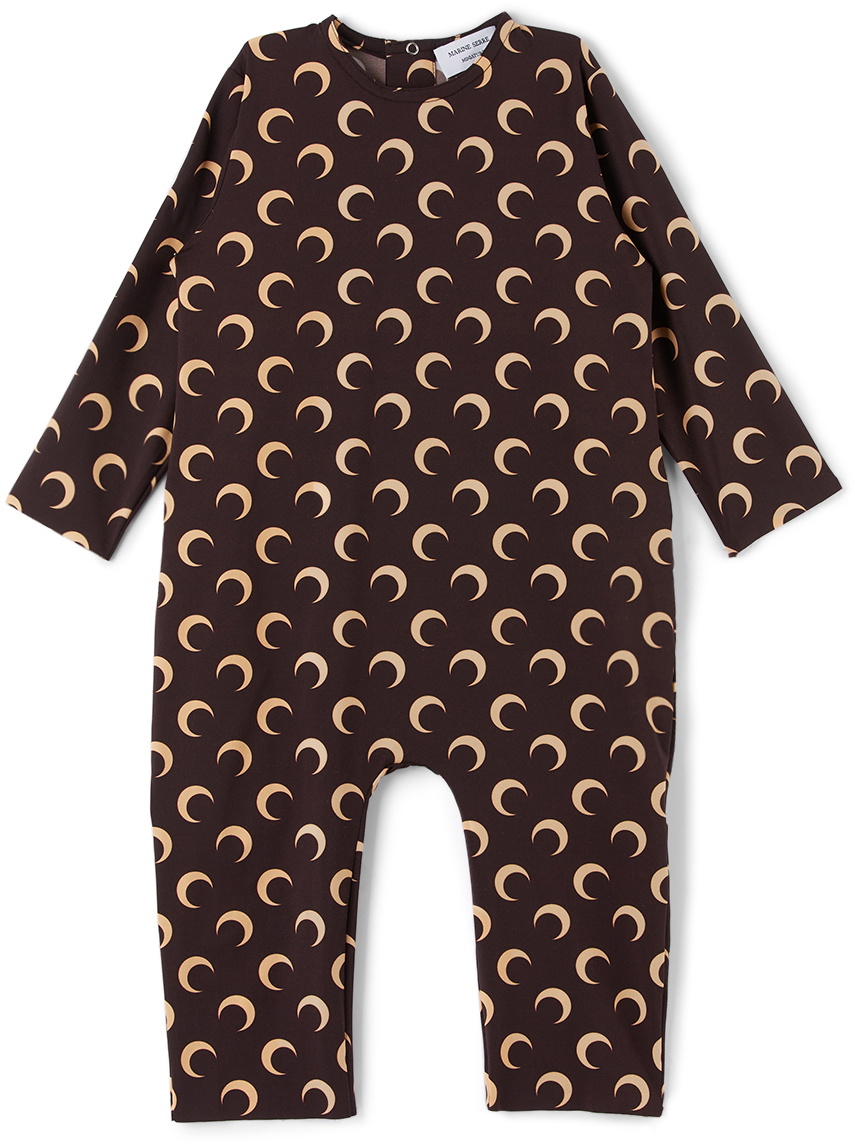 Marine Serre SSENSE Exclusive Baby Brown All Over Moon