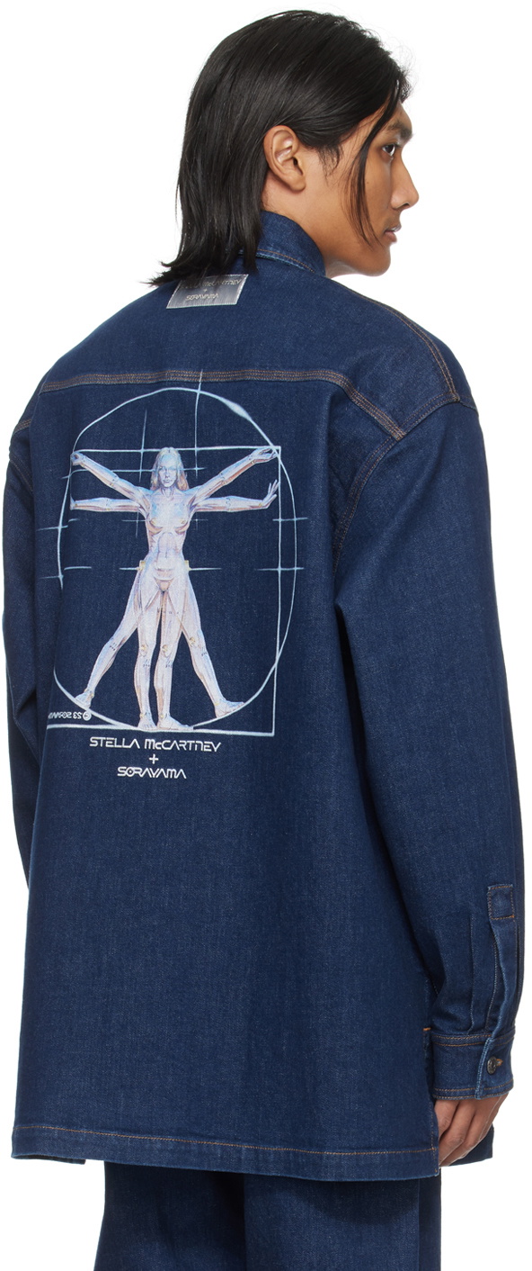 Stella McCartney Indigo 'Platinum Dream' Denim Shirt
