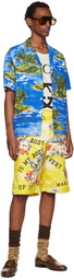 Gucci Yellow Printed Shorts