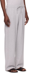 SKIMS Gray Jersey Lounge Relaxed Straight Leg Sweatpants