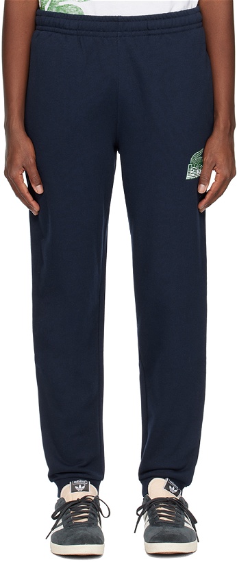 Photo: Lacoste Navy Tapered Sweatpants