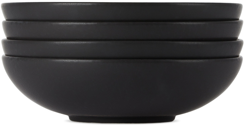 JAR CERAMISTES Black Tourron Pasta Bowl Set
