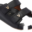 Via Roma 15 Logo Platform Sandals