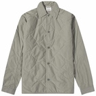 A Kind of Guise Men's Sterling Quilted Shirt Jacket in Frosted Olive