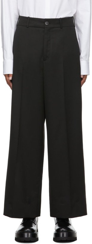 Photo: Valentino Black Twill Exit 33 Trousers