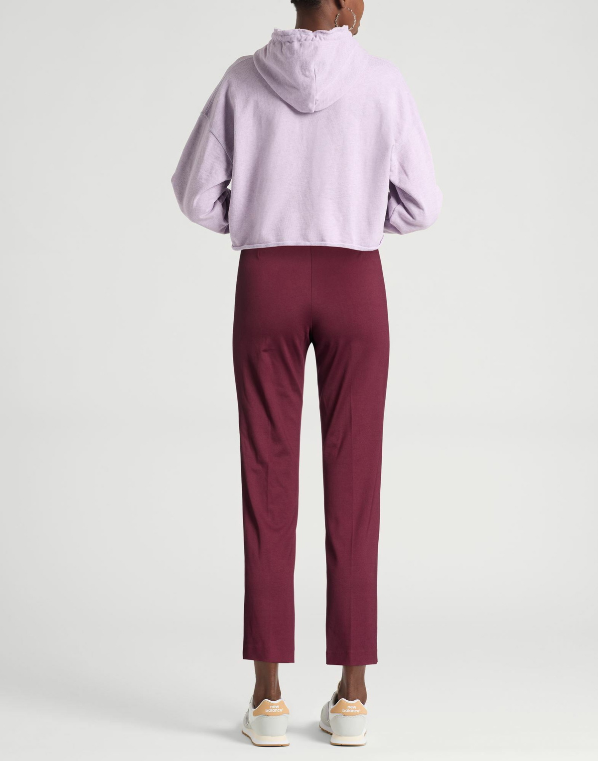 Manila Grace Womens Pants Plum