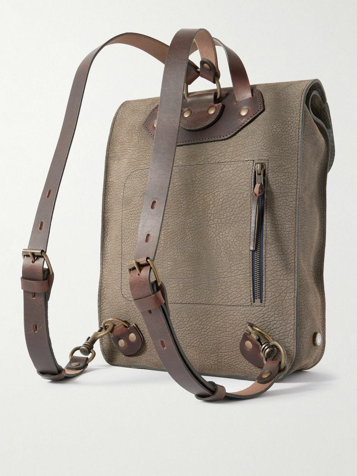 Bleu de Chauffe - Puncho Full-Grain Nubuck Backpack