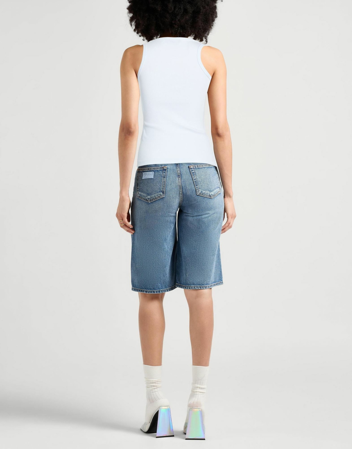 Msgm Womens Tank top in White