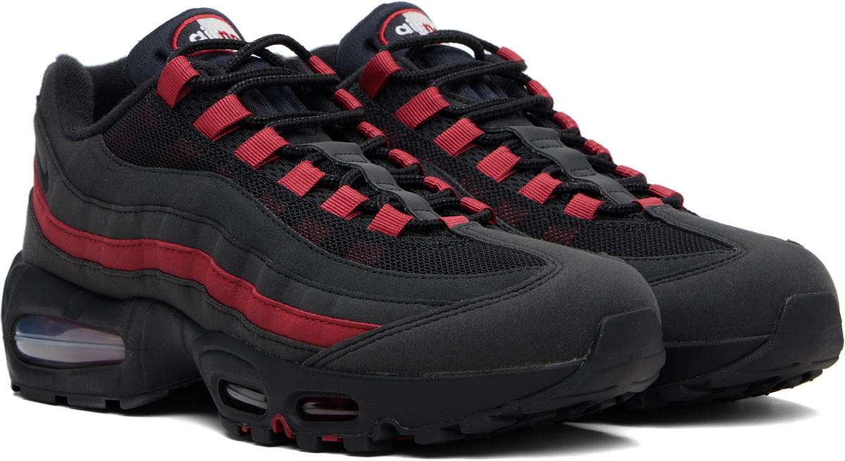 Nike Black & Red Air Max 95 OG Sneakers